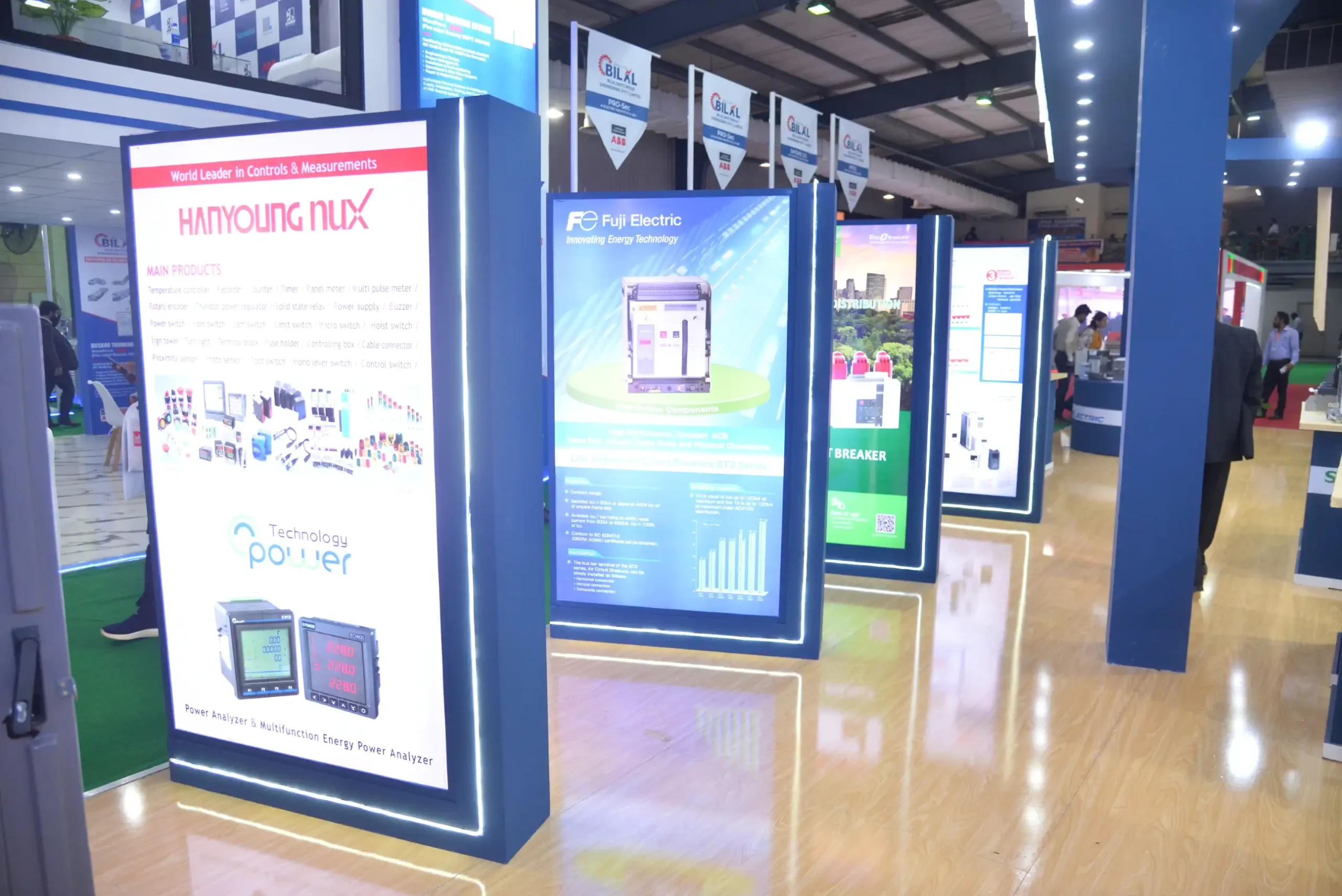 Interactive kiosk testing before doors open